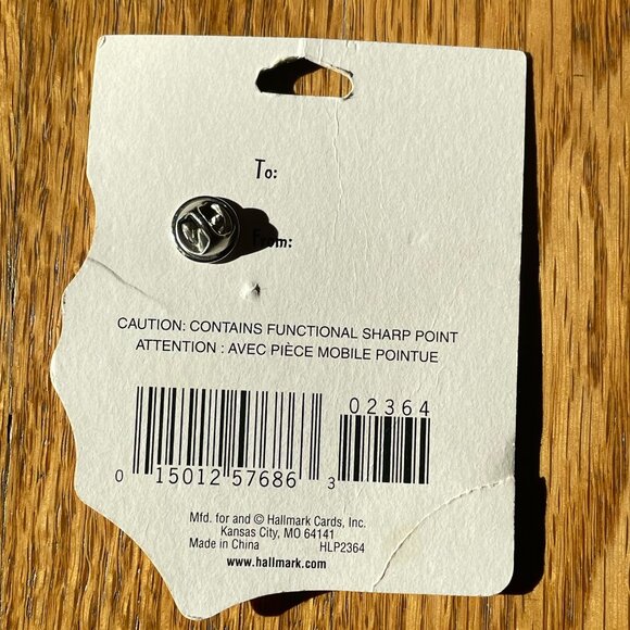 Vintage Hallmark Skeleton Pin - Picture 2 of 2